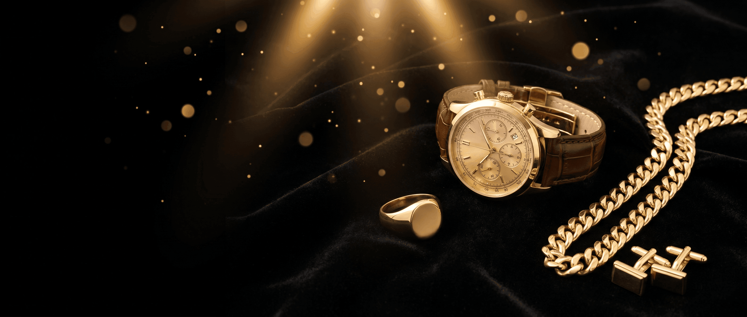 Father's Day luxury gifts - watches, chains, rings